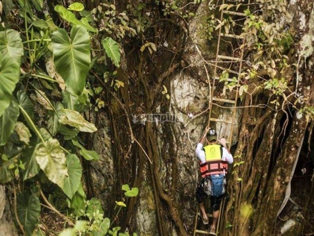 descenso al cenote